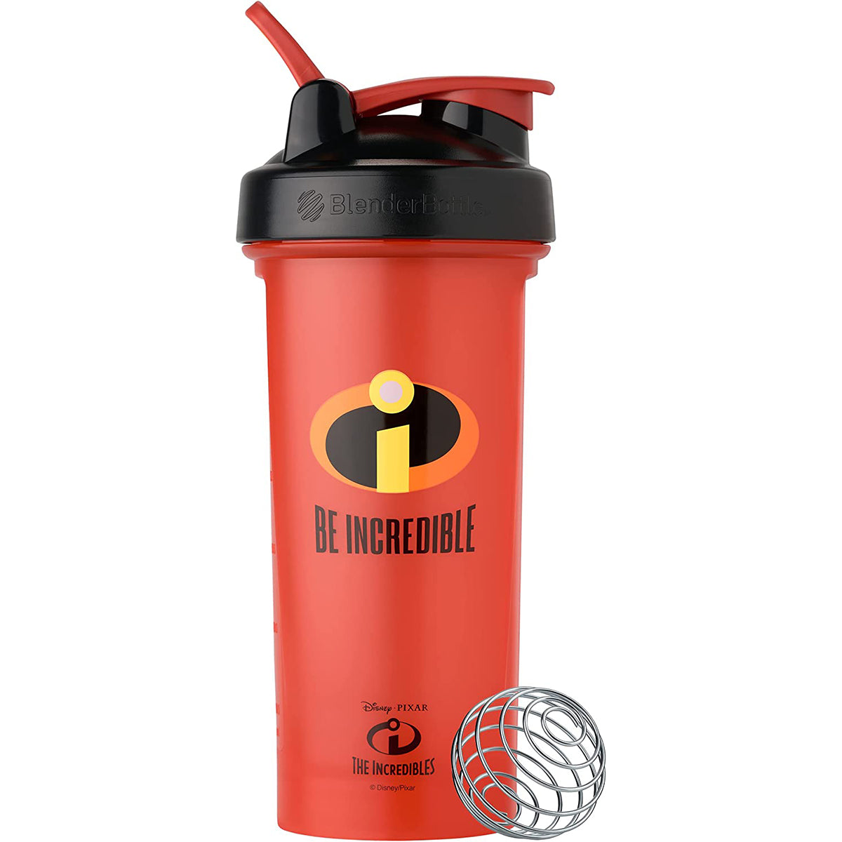 new Blender Bottle Classic 28 oz. Disney Pixar Shaker Mixer Cup with Loop Top