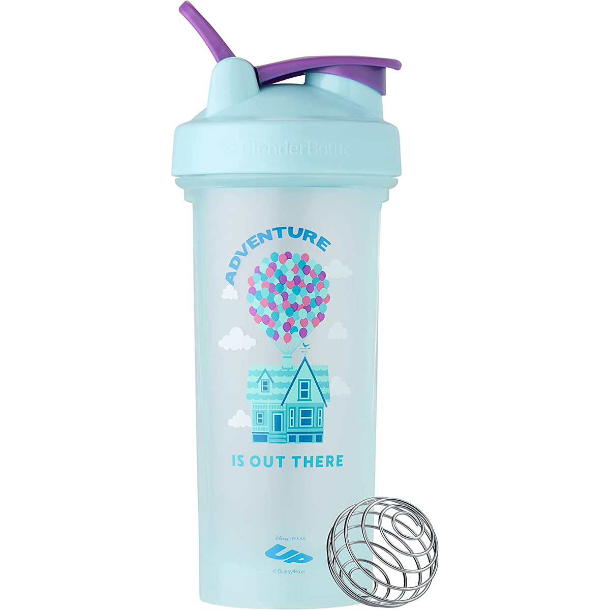 new Blender Bottle Classic 28 oz. Disney Pixar Shaker Mixer Cup with Loop Top
