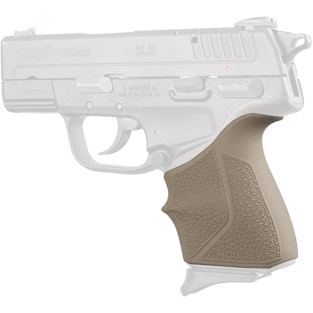 new Hogue Springfield Armory XD-E 9mm/.45 ACP HandALL Beavertail Grip Sleeve
