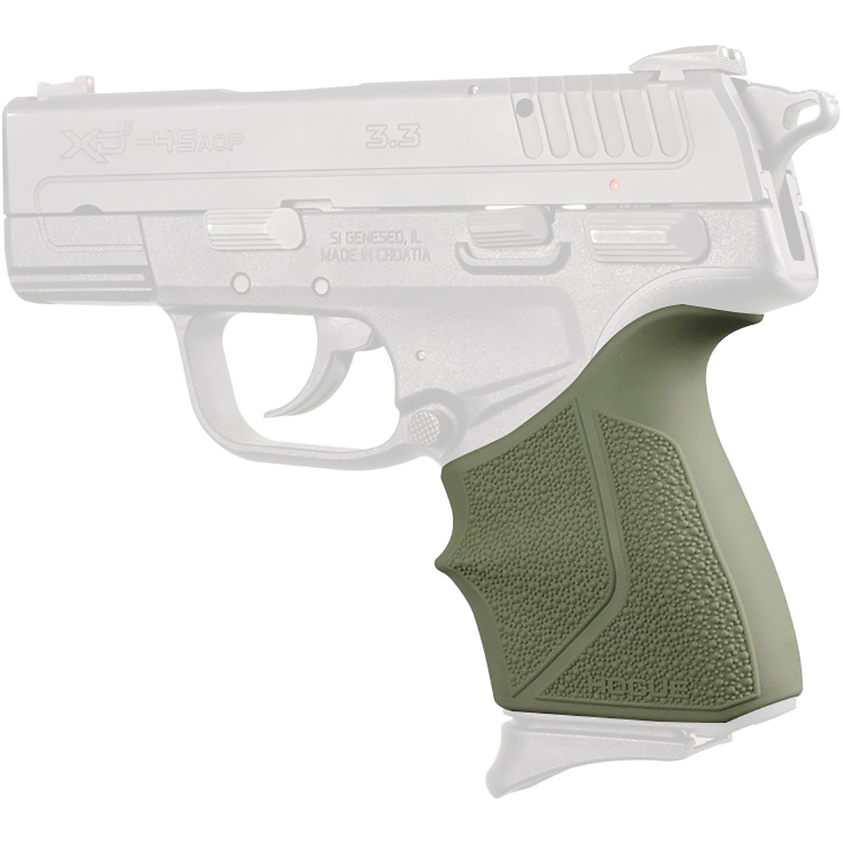 new Hogue Springfield Armory XD-E 9mm/.45 ACP HandALL Beavertail Grip Sleeve