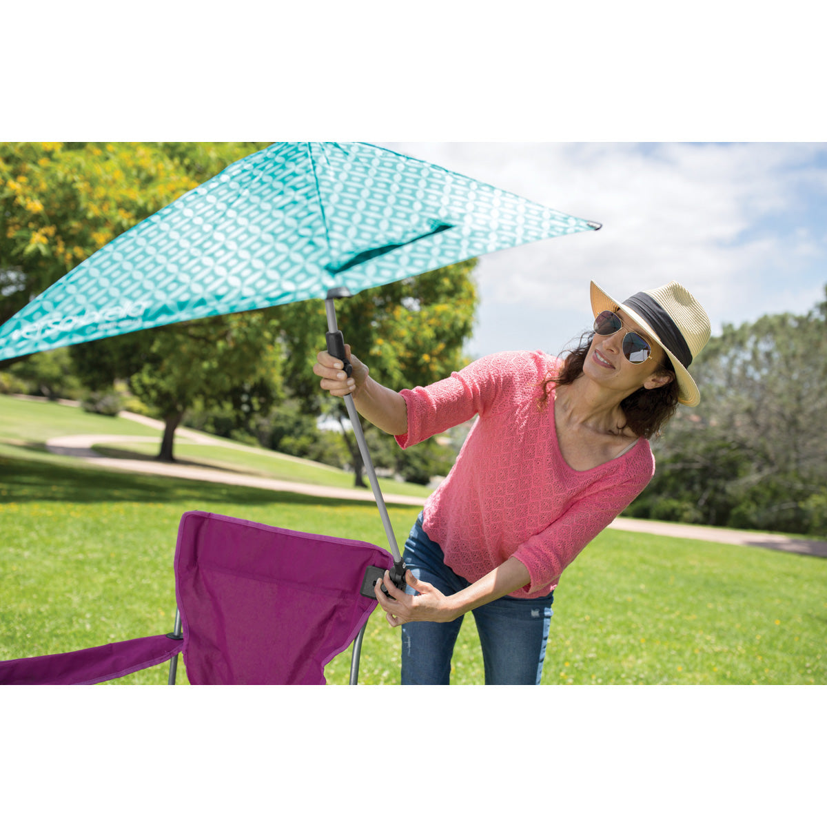 new Sport-Brella Versa-Brella Umbrella with Universal Clip