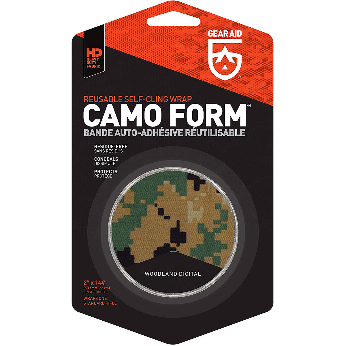new McNett Tactical Camo Form Protective Stretch Fabric Tape Wrap