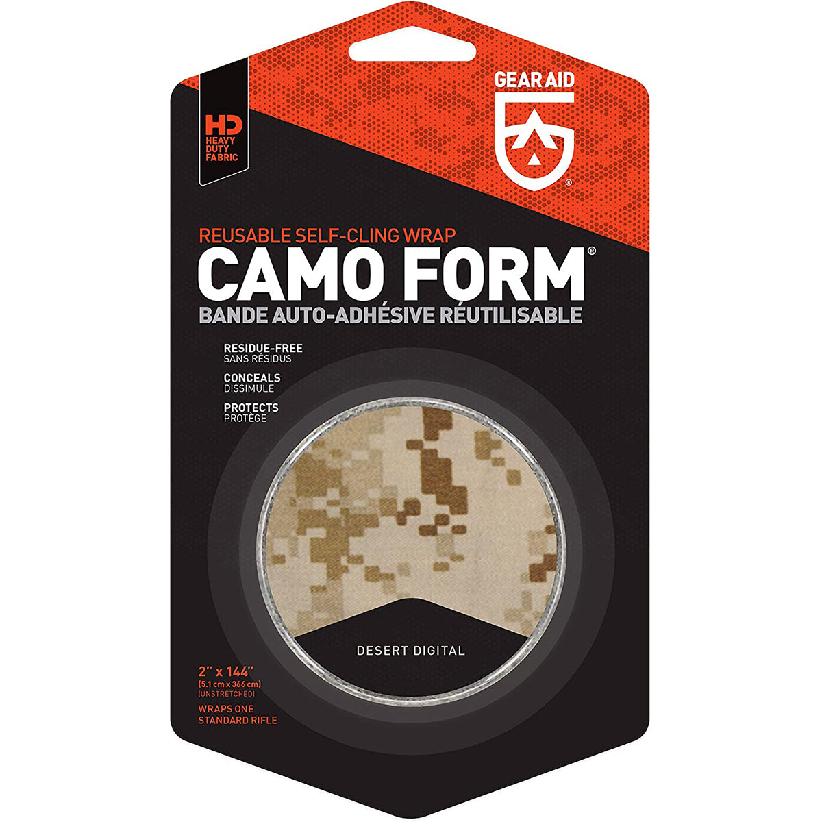 new McNett Tactical Camo Form Protective Stretch Fabric Tape Wrap