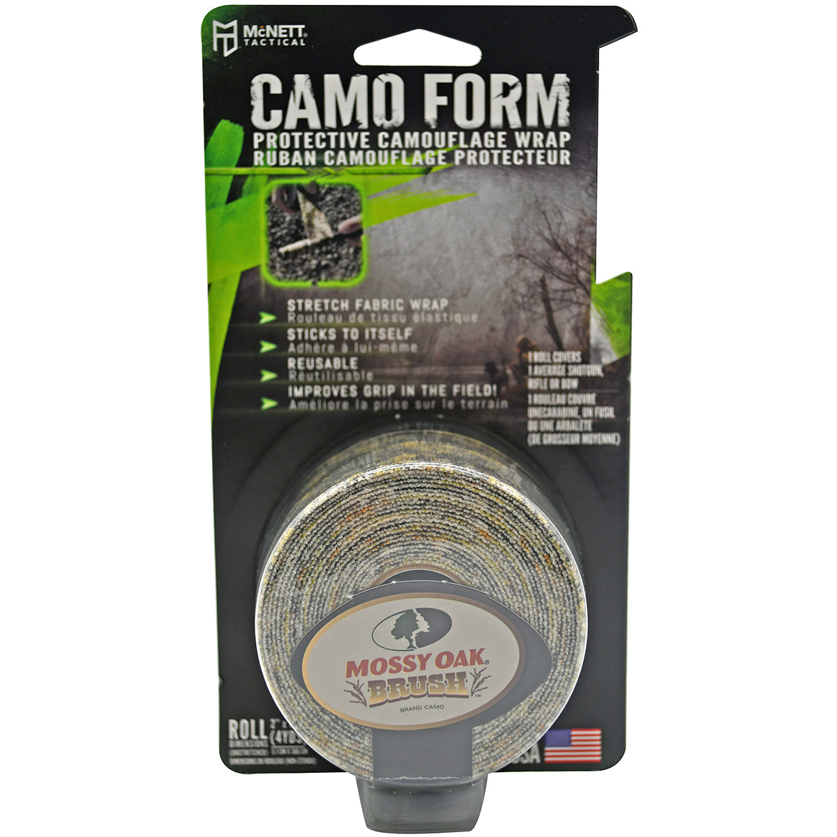 new McNett Tactical Camo Form Protective Stretch Fabric Tape Wrap
