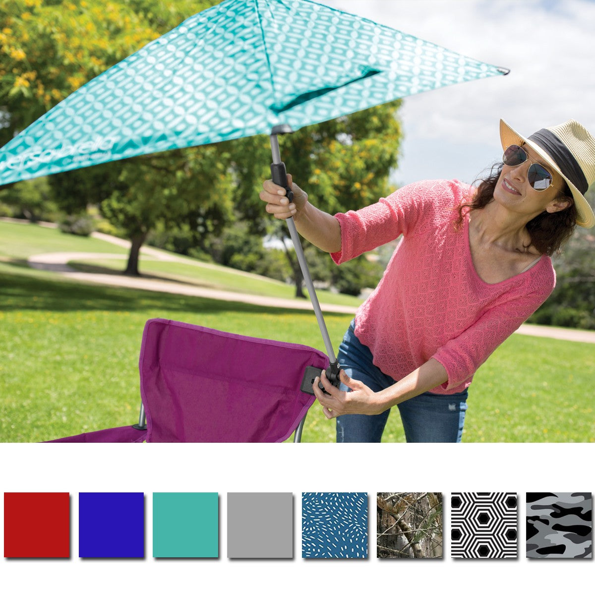 new Sport-Brella Versa-Brella Umbrella with Universal Clip