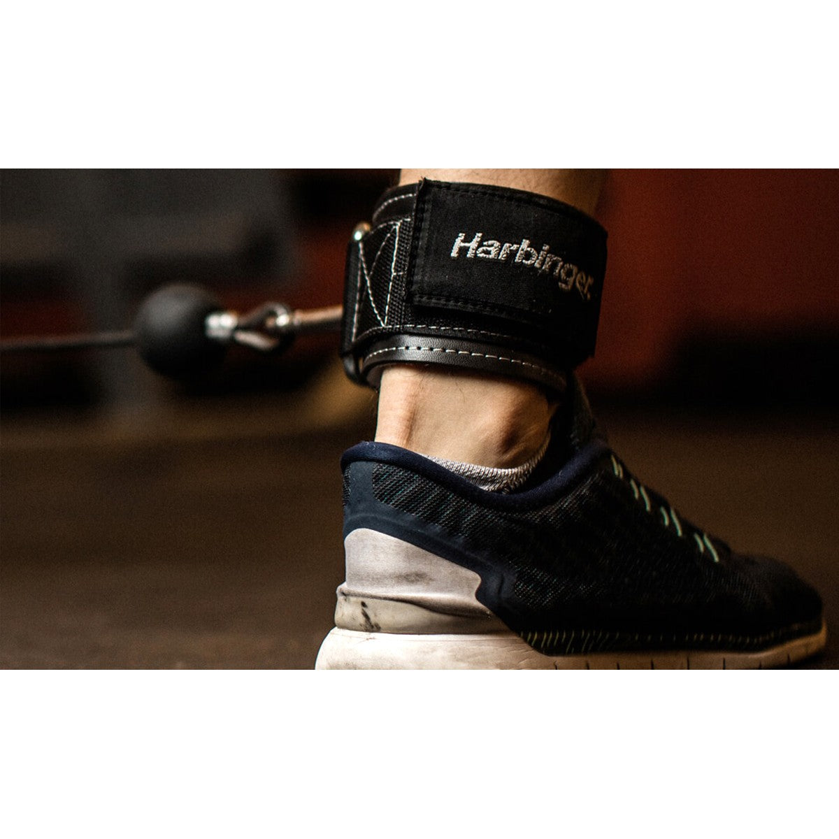 new Harbinger 3" Heavy Duty Ankle Strap Weight Lifting Cable Attachment