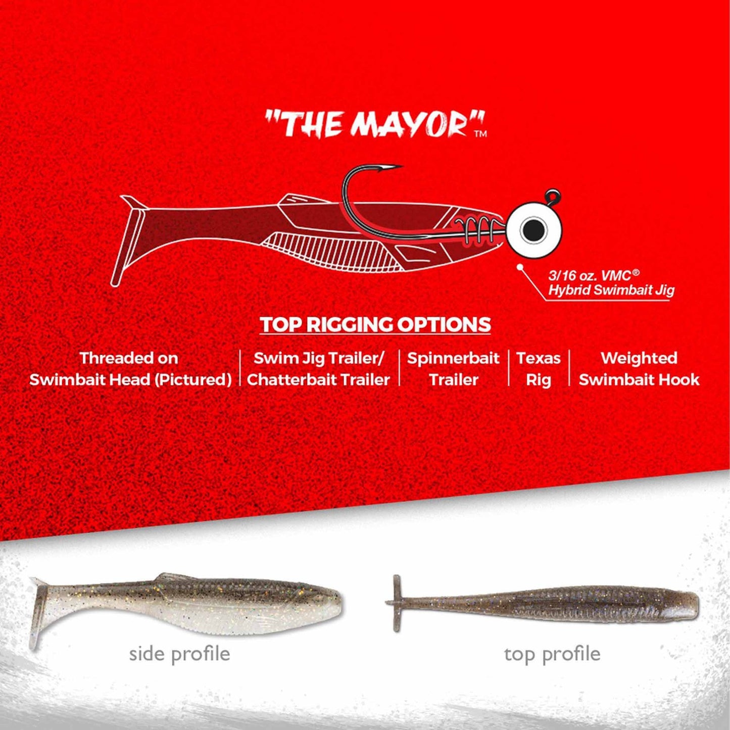 new Rapala CrushCity The Mayor 2.5" Swimbait