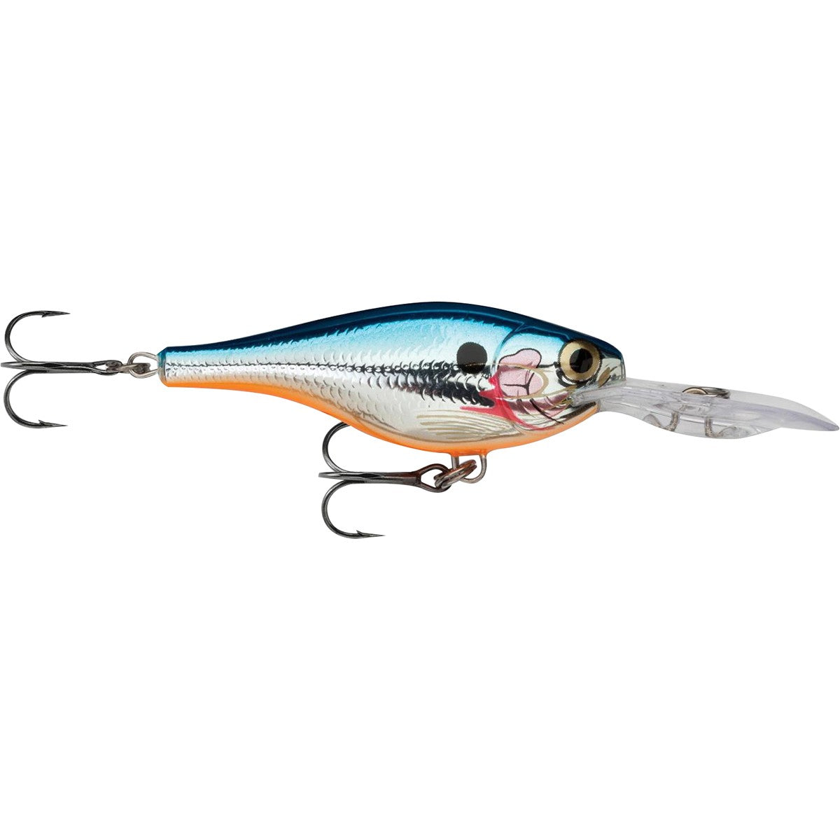 new Rapala Shad Rap RS 05 Fishing Lure - Silver Blue