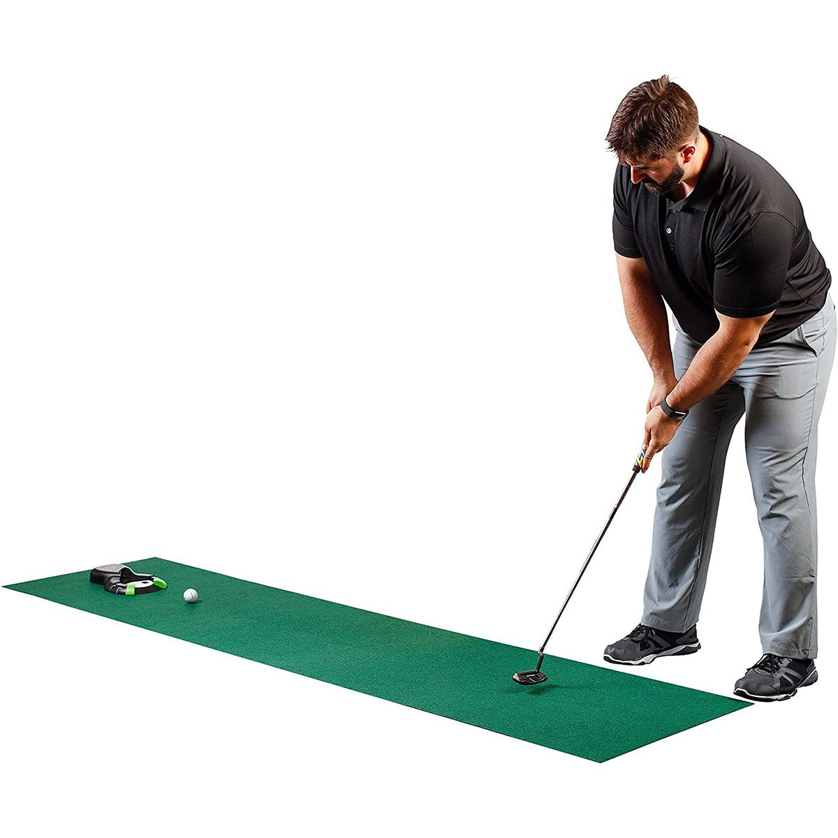 new Callaway Cordless Kickback Putt Cup Golf Training Aid Set - Black