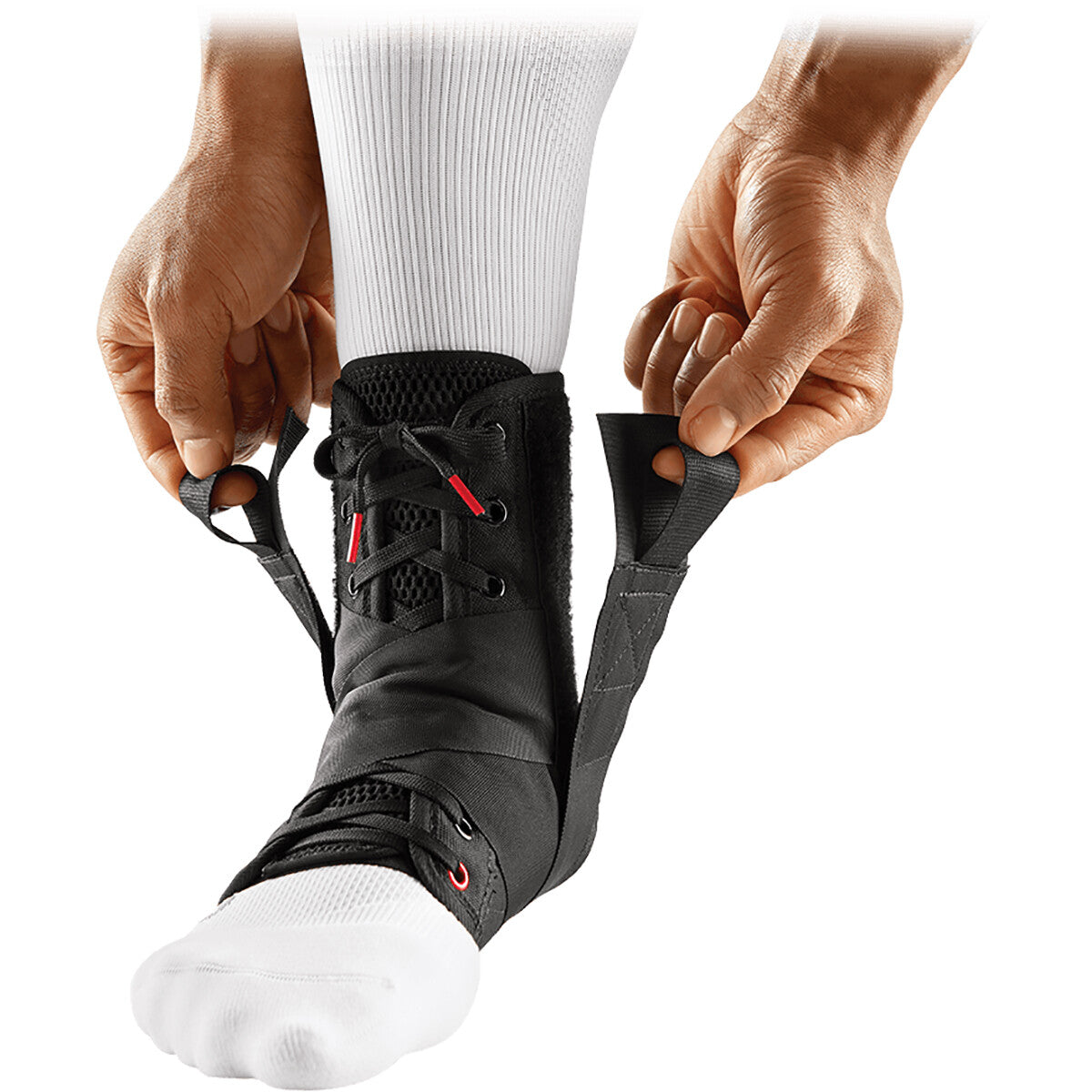new McDavid 195 Ultralight Ankle Brace with Straps - Black