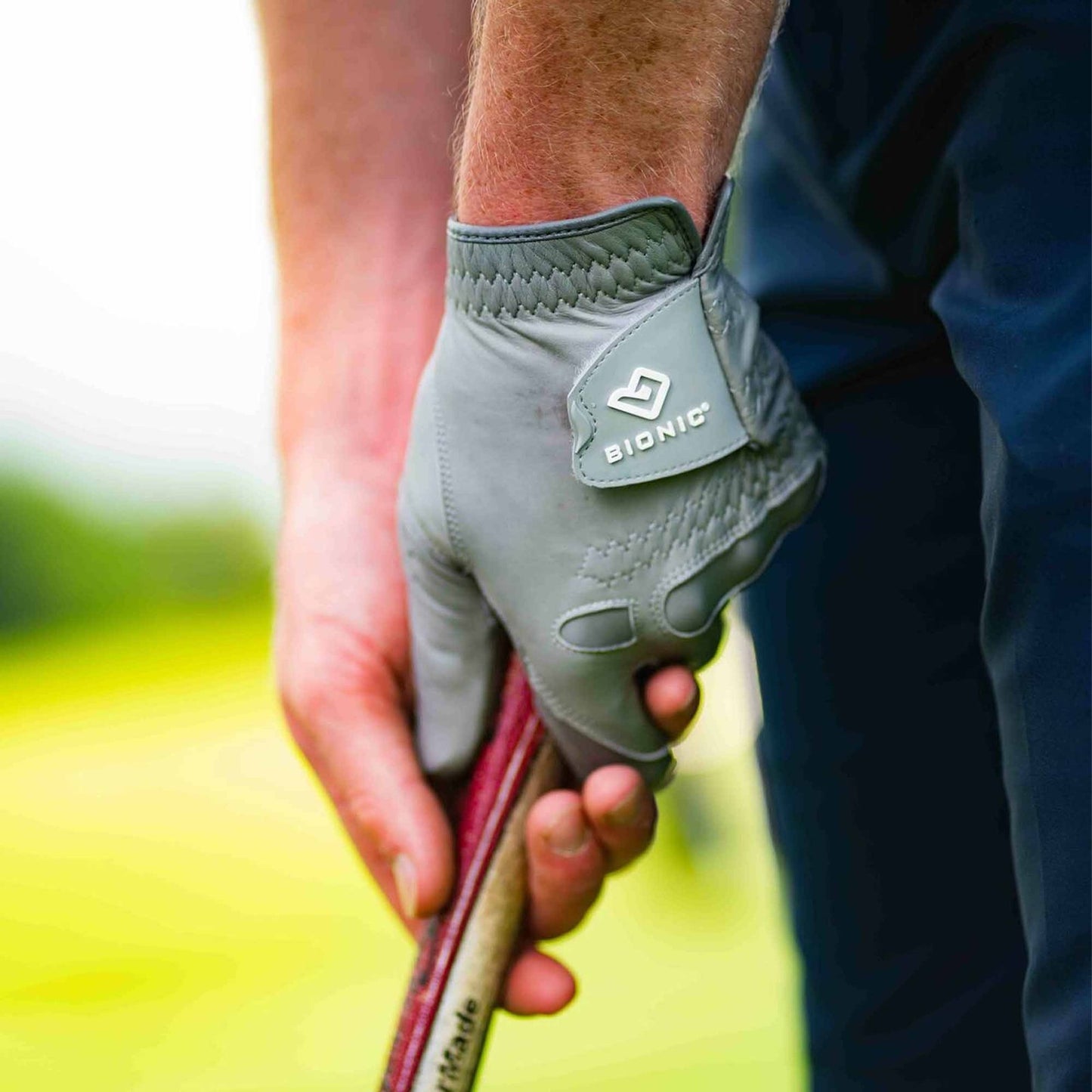new Bionic Gloves Men's StableGrip 2.0 Golf - Left - Gray - Cadet