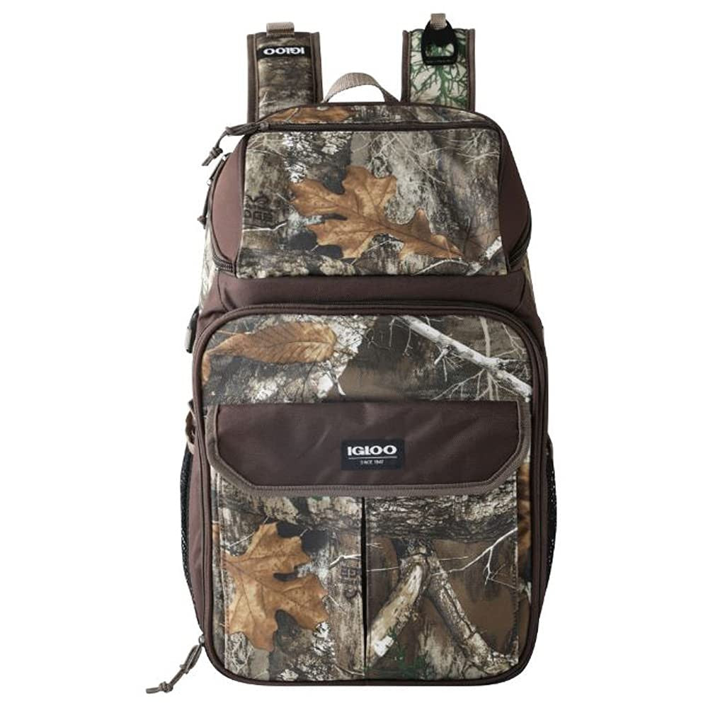 new Use Igloo Realtree Gizmo 30 Can Backpack Cooler With Side Mesh Hydration Pockets