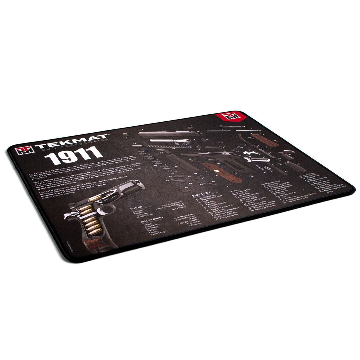 new TekMat Ultra Premium Gun Cleaning Mat - 20" X 15" - 1911 3D