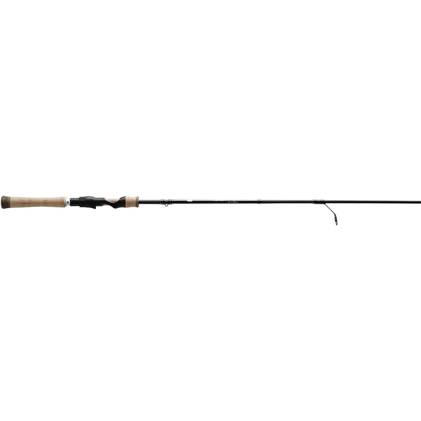 new 13 Fishing Defy Silver 2-Piece Spinning Fishing Rod