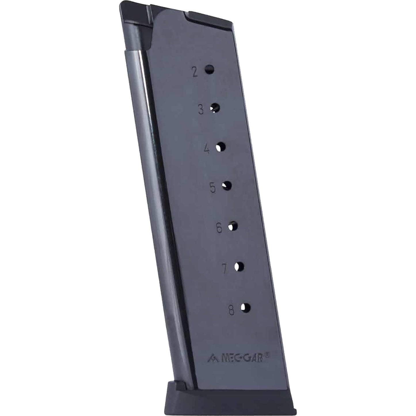 new Mec-Gar 8-Round Magazine for 1911 Full Size .45 ACP MGCG4508BPF Blued Coating