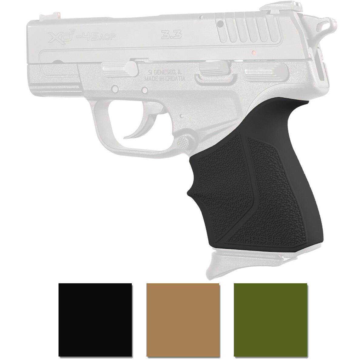 new Hogue Springfield Armory XD-E 9mm/.45 ACP HandALL Beavertail Grip Sleeve