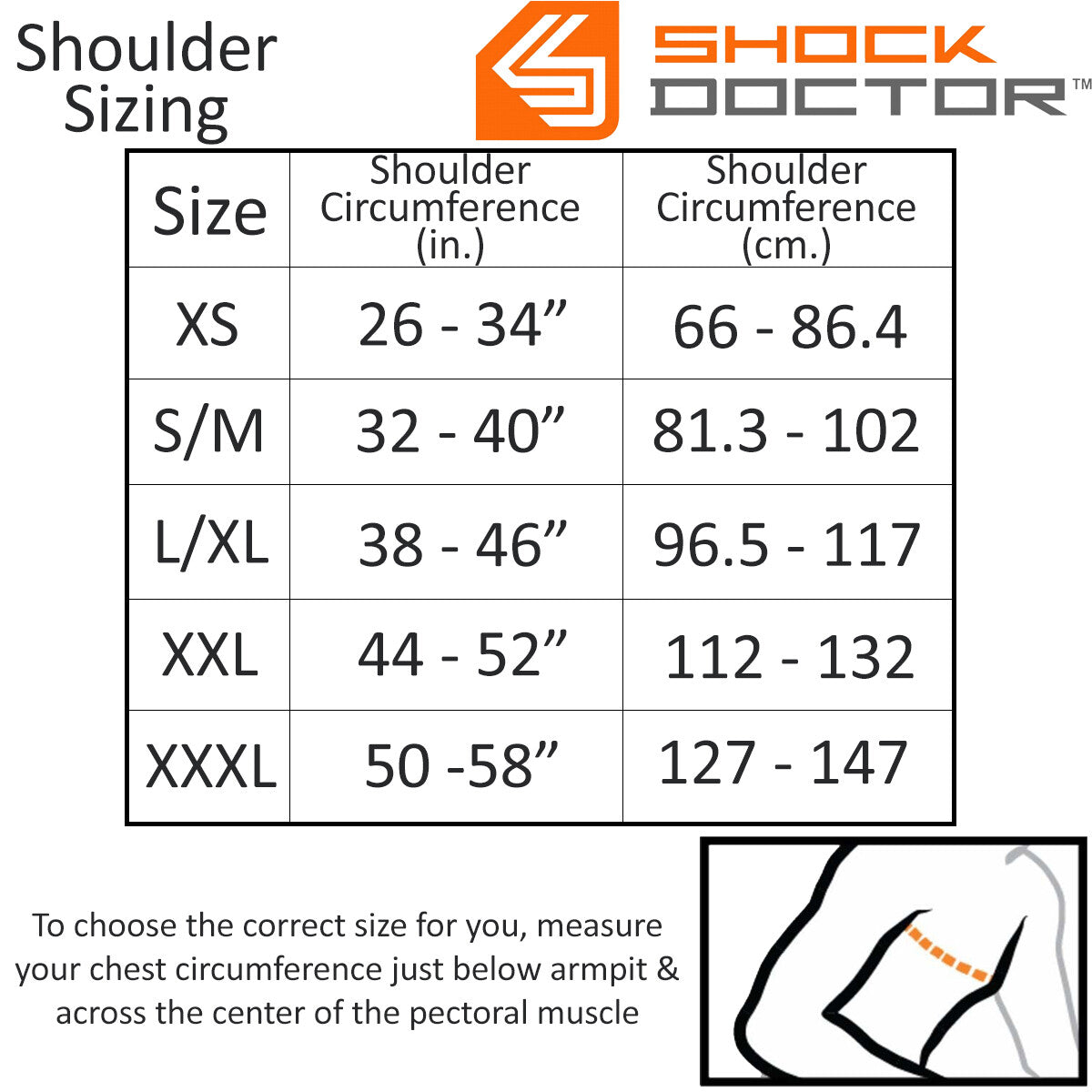 new Shock Doctor Ultra Shoulder Support with Stability Control - Black