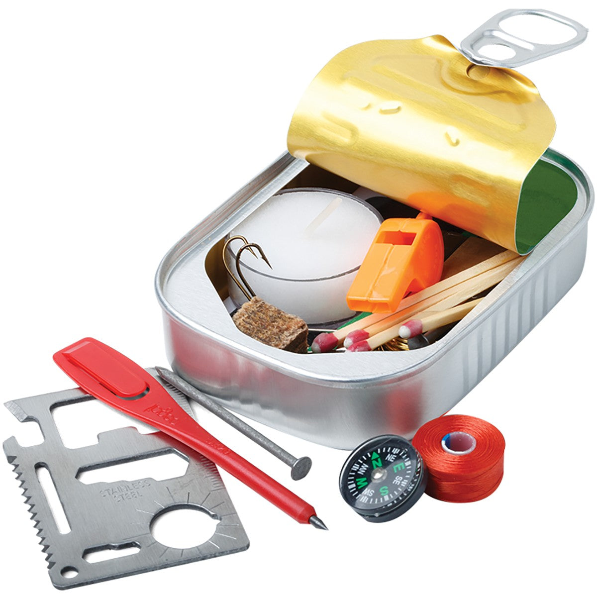 new Coghlan's Outdoor Survival Kit-In-A-Can