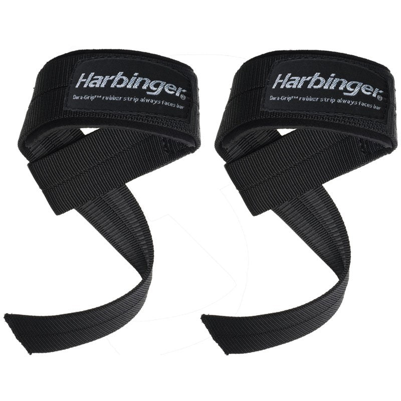 new Harbinger Big Grip No-Slip Padded Weight Lifting Straps