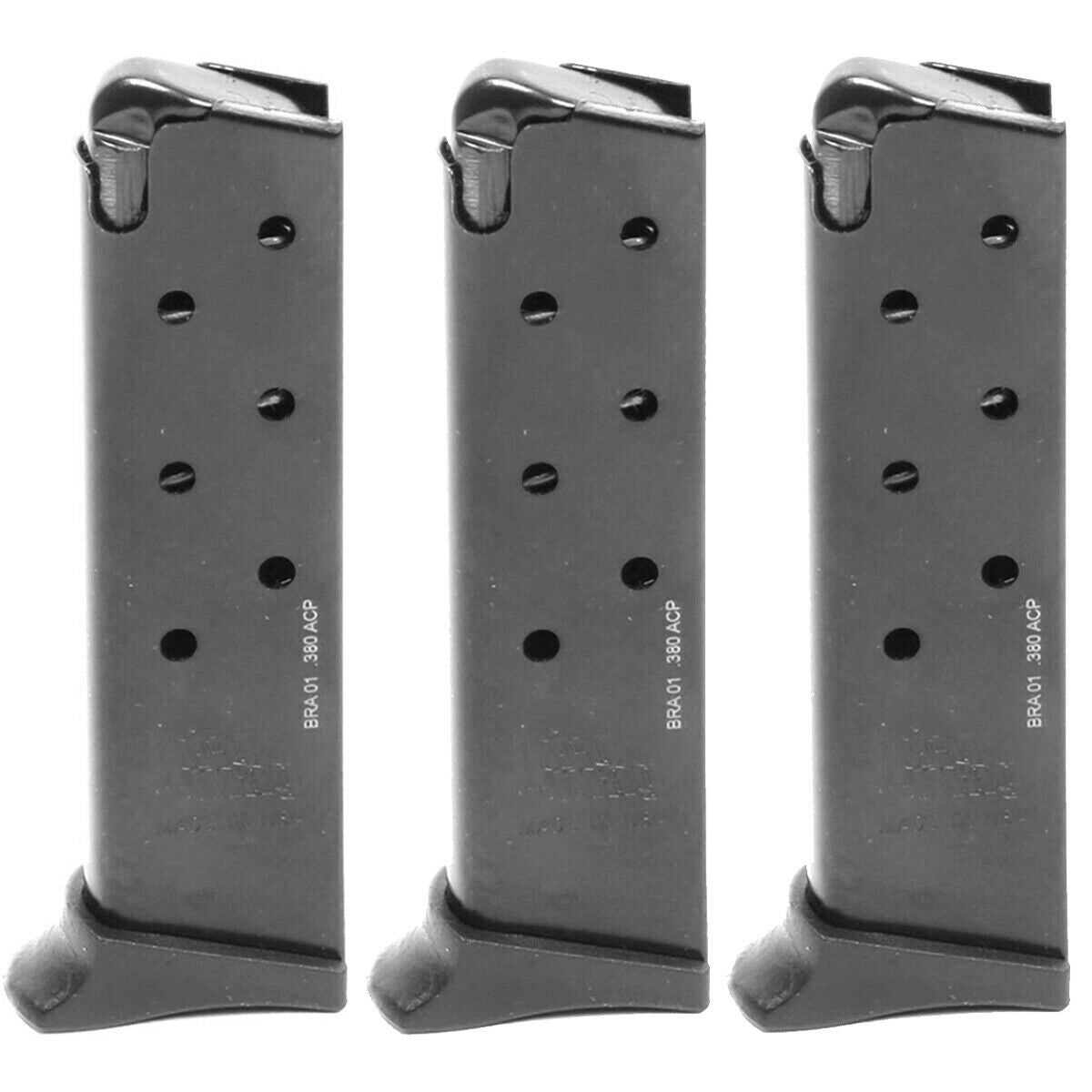 new ProMag (3 Pack) Bersa 383A 95 Thunder 380 Firestorm 7-Round Magazine, BRA 01