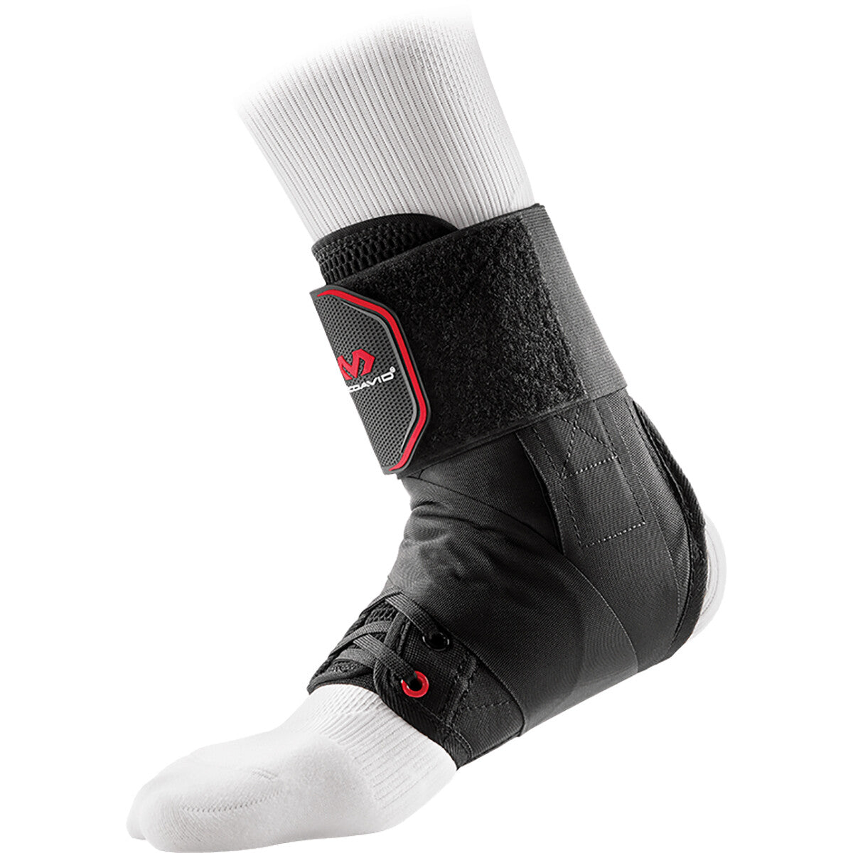 new McDavid 195 Ultralight Ankle Brace with Straps - Black