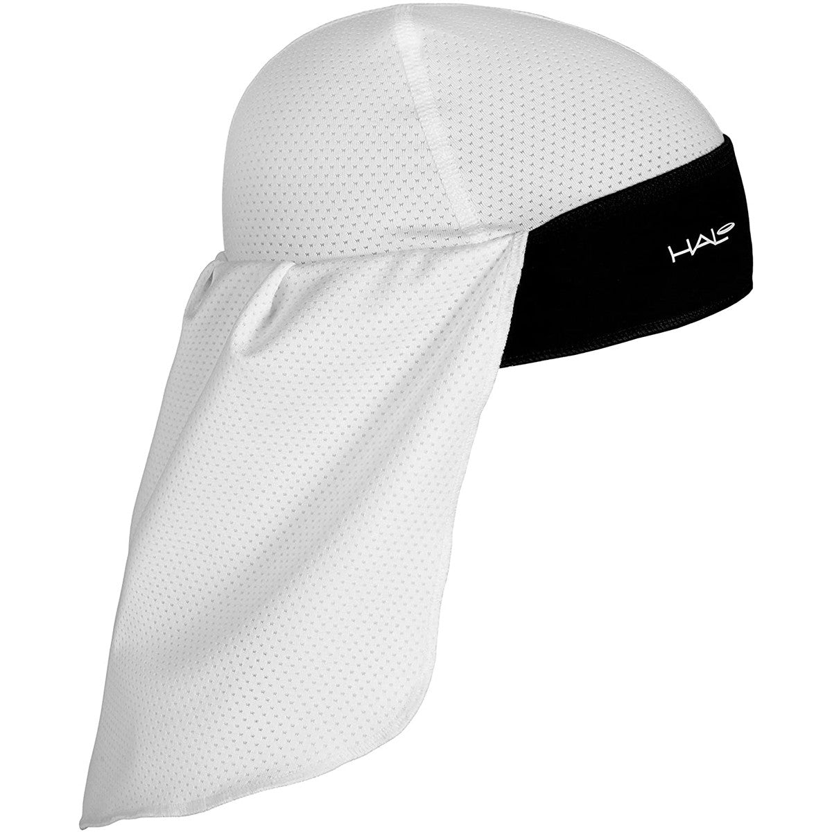 new Halo Headband Solar Skull Cap and Tail - White