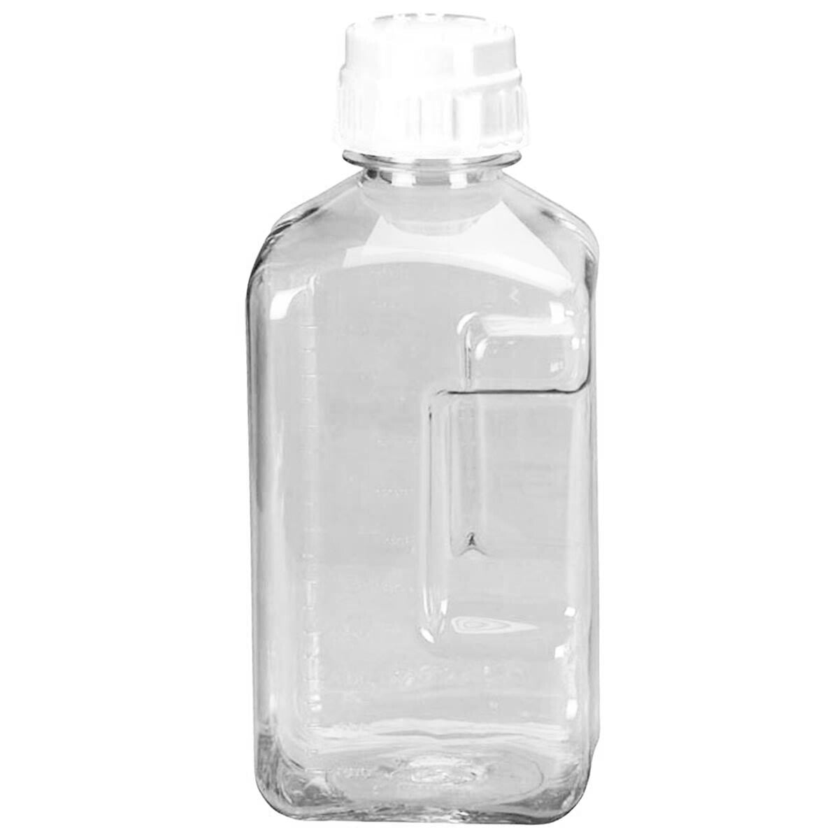 new Nalgene Transparent Lexan Polycarbonate Square Storage Bottle - Clear