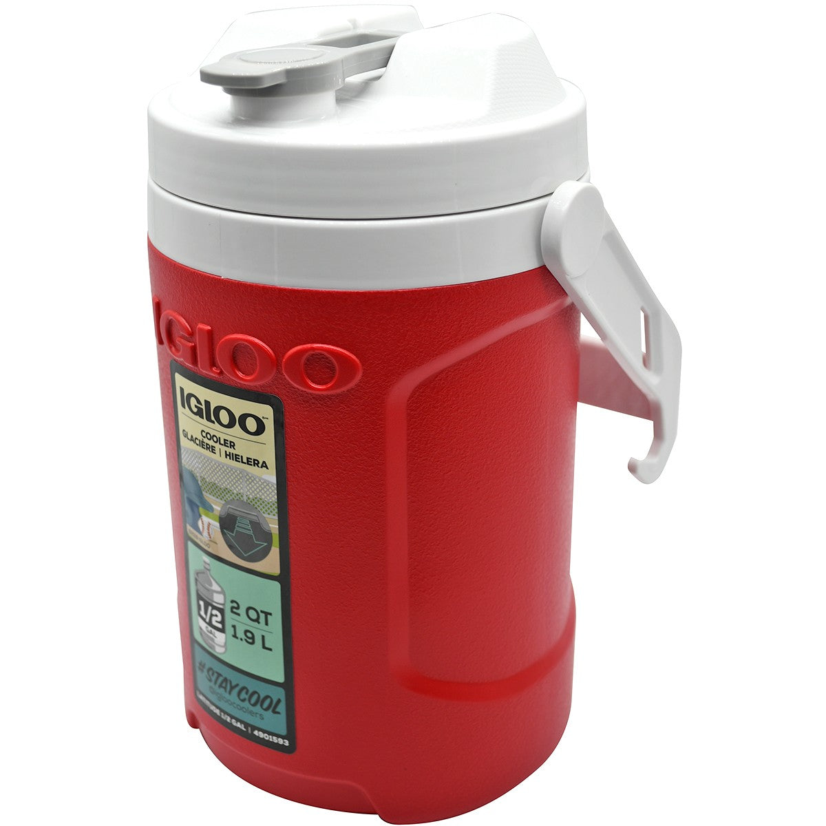new IGLOO Latitude Half Gallon Water Jug - Red