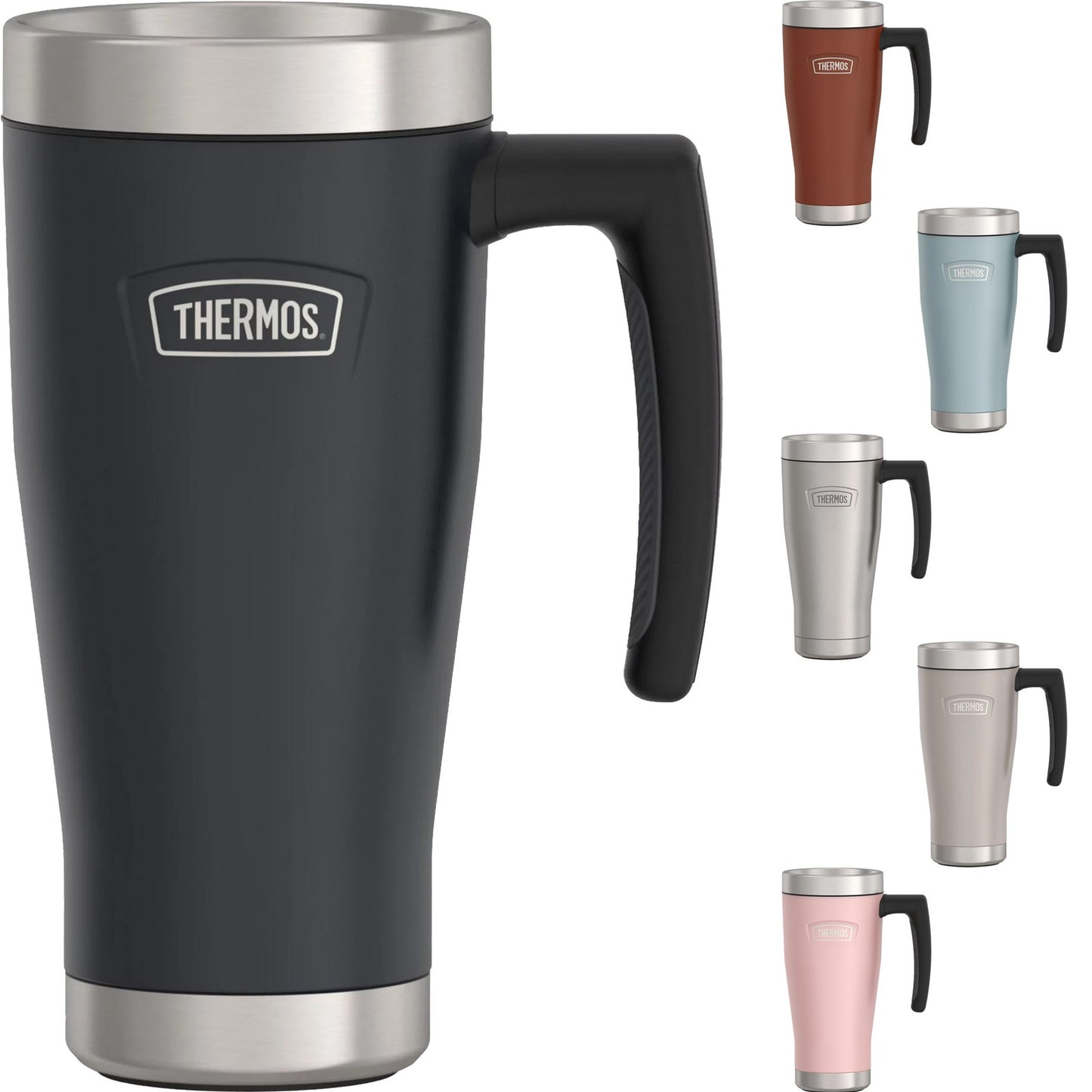 new Thermos 16 oz. Icon Vacuum Insulated Stainless Steel Travel Mug