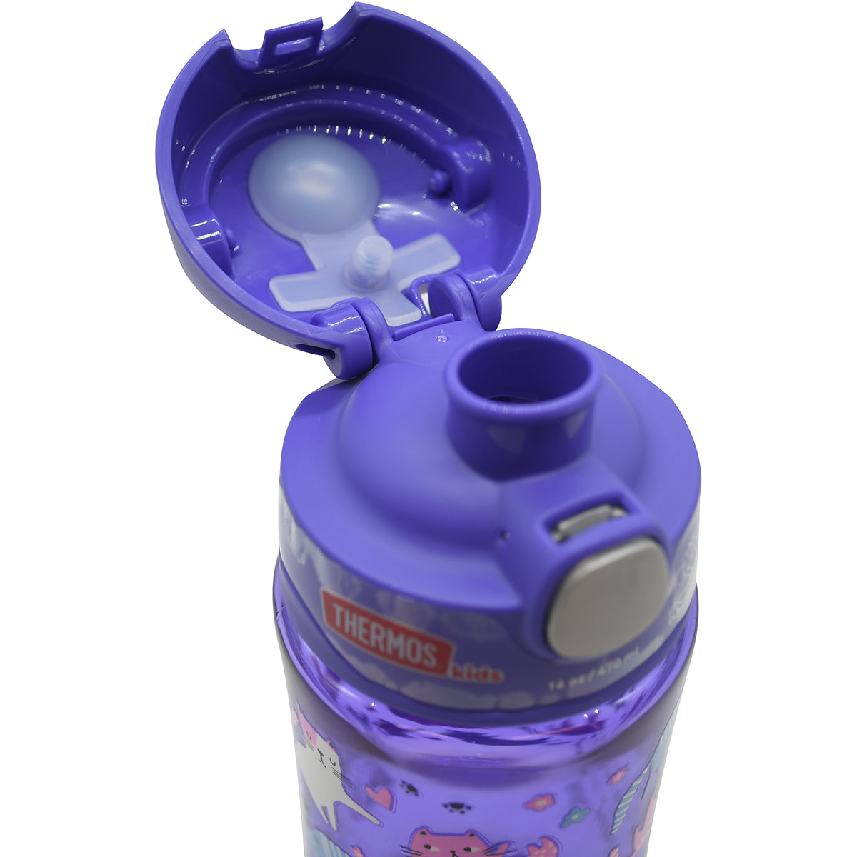 new Thermos 16 oz. Kid's Funtainer Plastic Hydration Water Bottle with Spout Lid