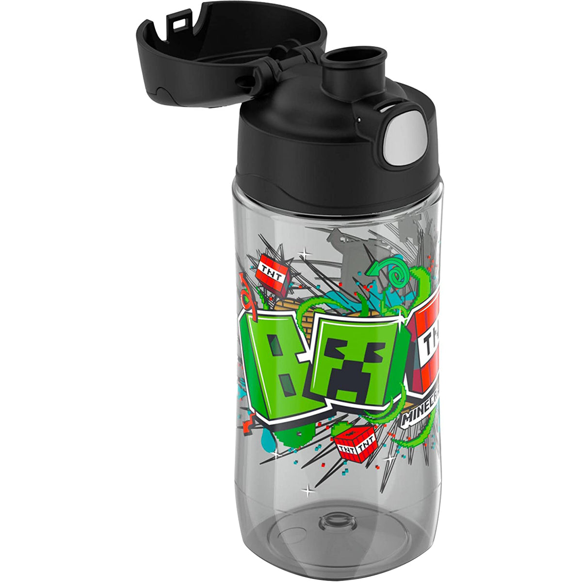 new Thermos 16 oz. Kid's Funtainer Plastic Hydration Water Bottle with Spout Lid