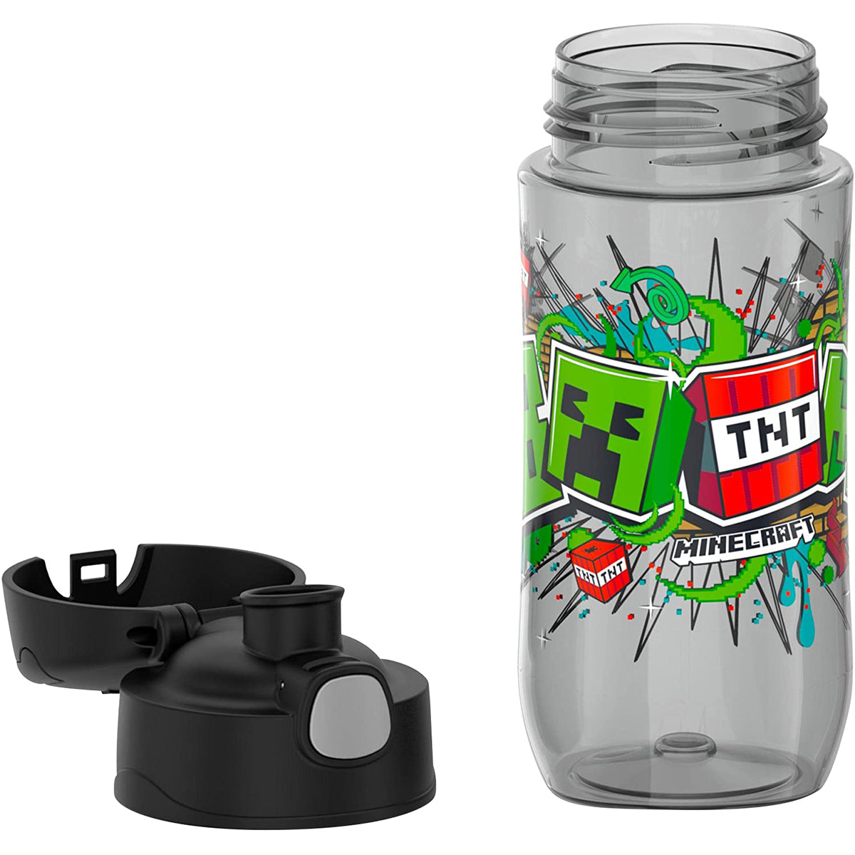 new Thermos 16 oz. Kid's Funtainer Plastic Hydration Water Bottle with Spout Lid