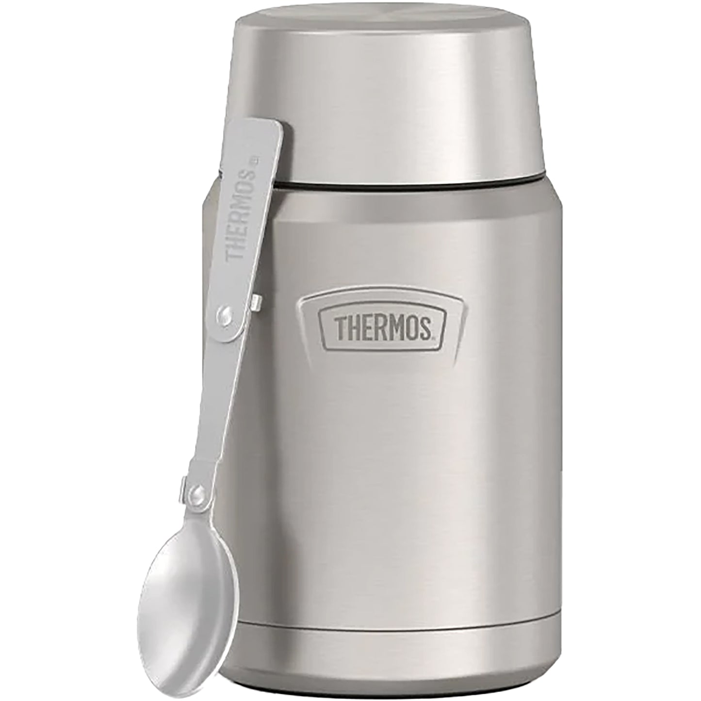 new Thermos 24 oz. Icon Vacuum Insulated Stainless Steel Food Jar Spoon