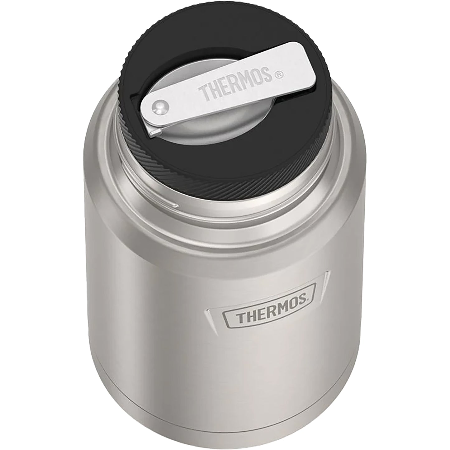 new Thermos 24 oz. Icon Vacuum Insulated Stainless Steel Food Jar Spoon