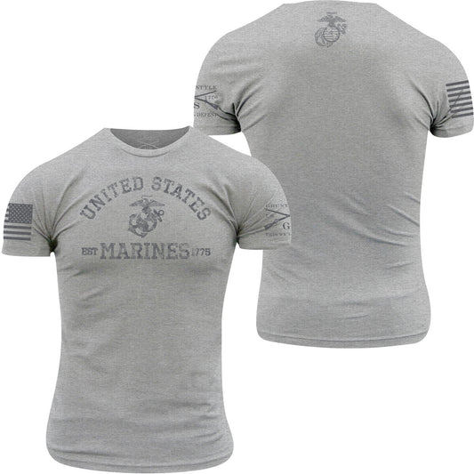 new Grunt Style USMC - Est. 1775 T-Shirt - Athletic Heather