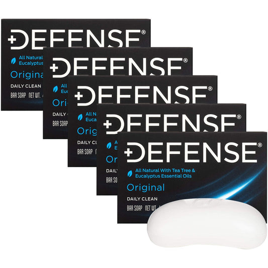 new Defense Soap 4 oz.  Body Bar Soap - 5 Pack