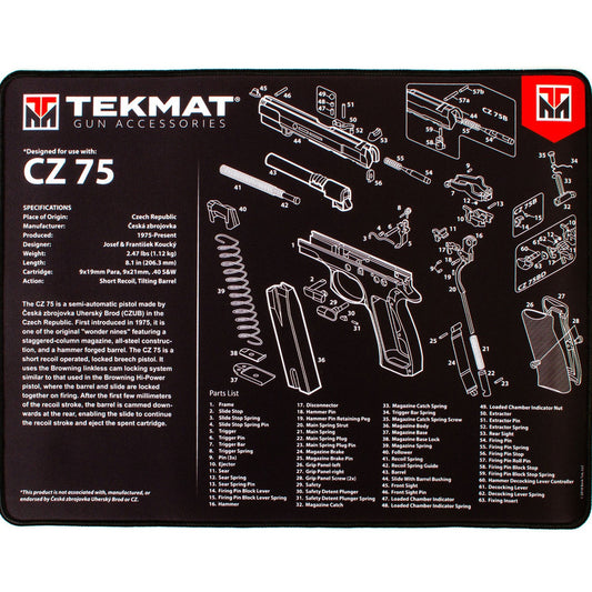 new TekMat Ultra Premium Gun Cleaning Mat - 20" X 15" - CZ 75