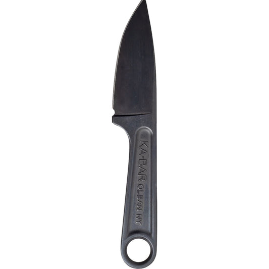 new KA-BAR 3" Wrench Knife High Carbon Stainless Steel with Sheath - Black