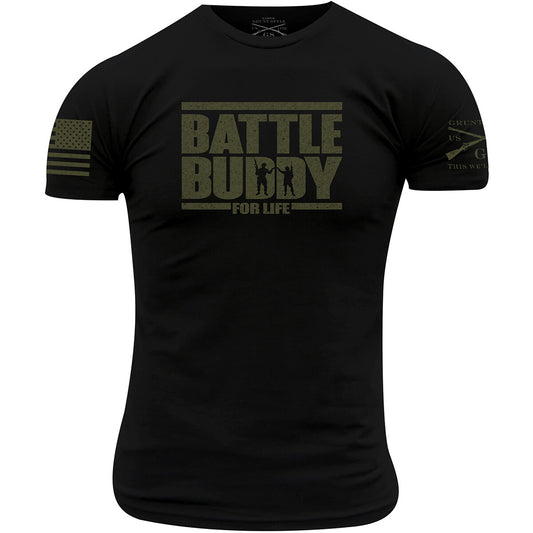 new Grunt Style Battle Buddy For Life T-Shirt - Black