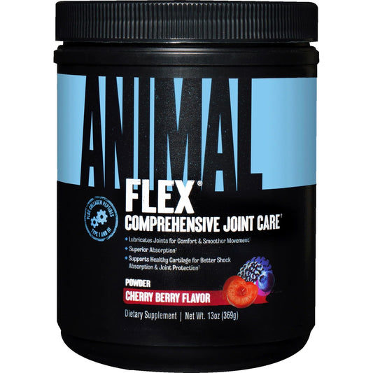 new Universal Nutrition Animal Flex Powder Dietary Supplement - Cherry Berry - 369g