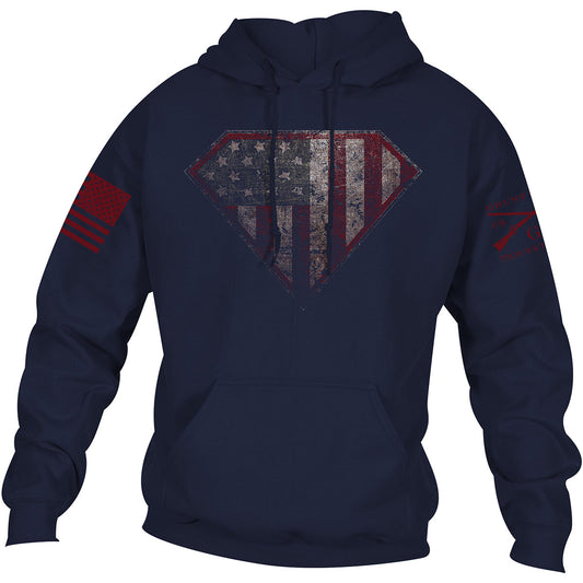 new Grunt Style Super Patriot 2.0 Pullover Hoodie - Navy Blue
