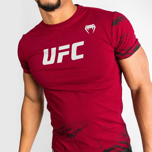 new Venum UFC Authentic Fight Week 2.0 T-Shirt - Red