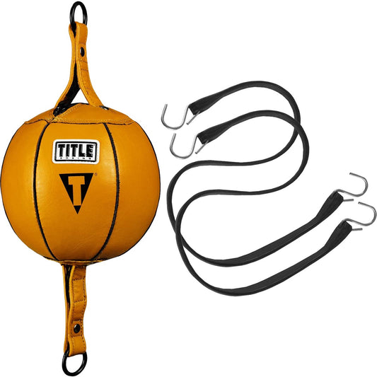 new Title Boxing Double End Bag - 6" - Yellow