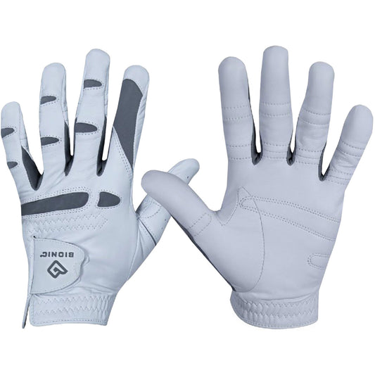new Bionic Men's Left Hand Performance Grip Pro Golf Glove - White