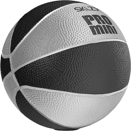 new SKLZ 5" Pro Mini Hoop Swish Foam Basketball - Black/Silver