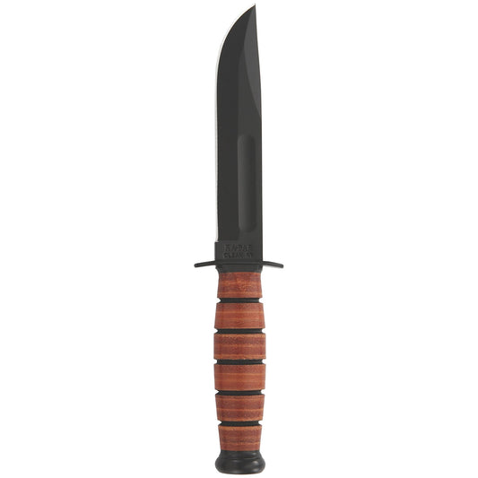 new KA-BAR 5.25" Fixed Blade USMC Short Knife Sheath - Brown