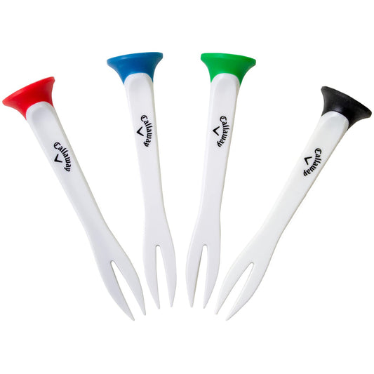 new Callaway Golf 4 Pack Par-Tee Quick Fix High Performance 3.75" Plastic Tees