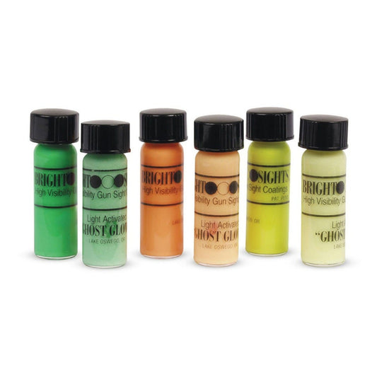 new Truglo Glo-Brite Paint Professional Gun Sight Coating Kit - Ghost Glow 6 Pack