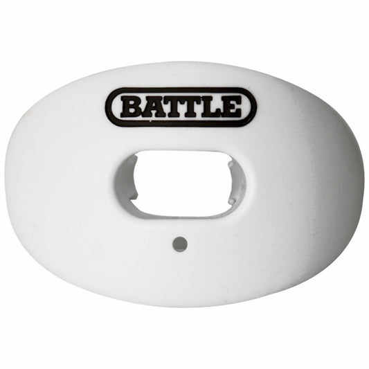 new Battle Sports Oxygen Lip Protector Mouthguard - White