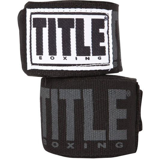 new Title Boxing Power-Flex Elite 180" Fist Wraps - Black